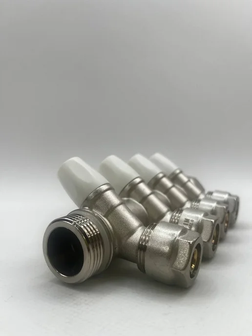 TIM Коллектор MR135N-1-C-4, 4 контура, 1", серый, фото 4