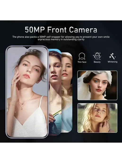 Смартфон YFQTXLW M6 Pro 5/16 ГБ, черный, фото 5