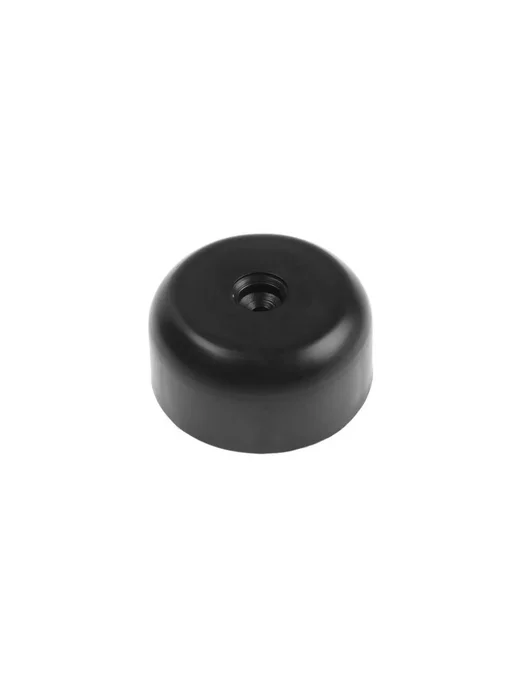 Металлист Ножка мебельная №3 d50*25мм черная пластик, 10 шт, 10 шт, фото 2