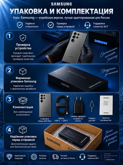 Смартфон Samsung S24 Ultra 12/256 ГБ, серый, фото 5
