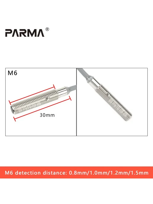 PARMA Датчик приближения M6 NPN NO 0.8mm 12В 24В, вариант, фото 4