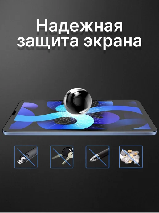 ToughOrex Защитное стекло на Xiaomi Poco Pad C1 Pad 2 Pad 2 SE 9.7", 2 шт, фото 2