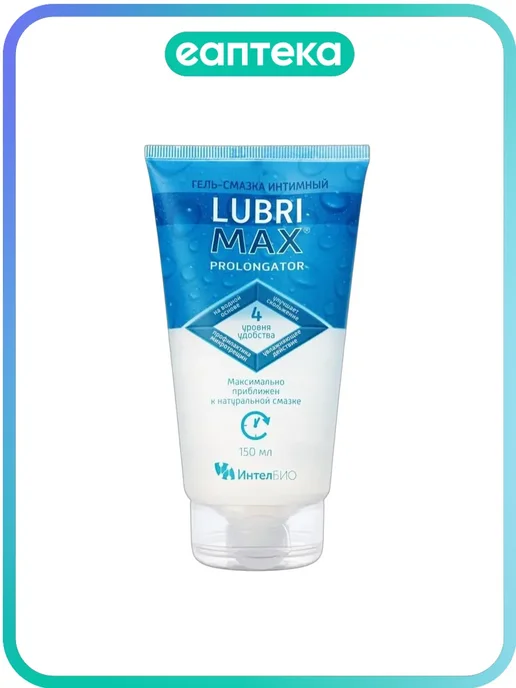 Lubrimax гель-смазка интимный Prolongator 150 мл 1 шт, 150 мл, 1 шт