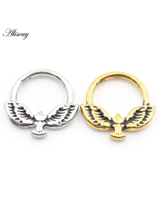 Alisouy Серьги-кольца 15.3mm, No 9 Steel Color, вариант, фото 4
