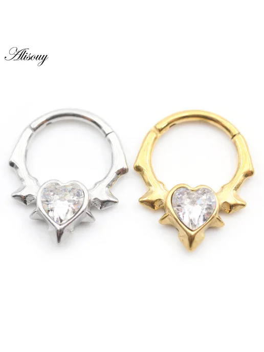 Alisouy Серьги-кольца 15.3mm, No 9 Steel Color, вариант, фото 6