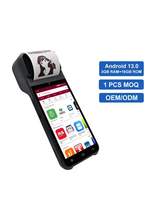 NEKING 4G Android POS-принтер США ВСТАВКА, 4 г