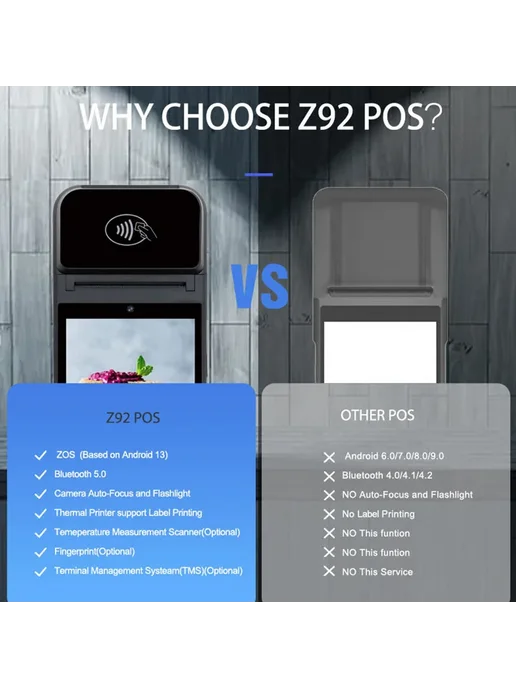 NEKING 4G Android POS-принтер США ВСТАВКА, 4 г, фото 7
