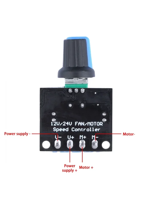 DIY NOW Регулятор скорости двигателя 24V PWM 1.5A, вариант, фото 7