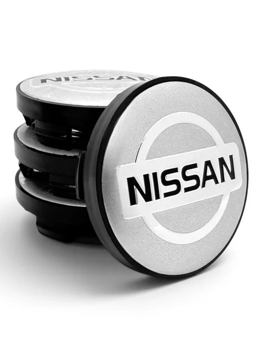 Колпачки на литые диски LS 56 60 NISSAN, серый, фото 2