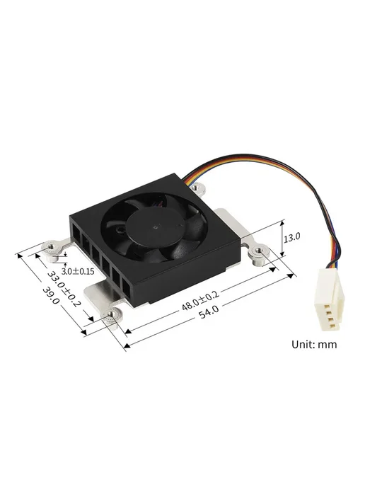 Melochi Вентилятор CM4-FAN-3007-5V Raspberry Pi CM4, черный, фото 7