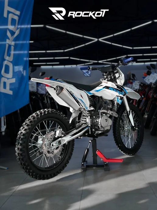 Мотоцикл эндуро ROCKOT R5H Cyclone 2.0, синий, фото 4