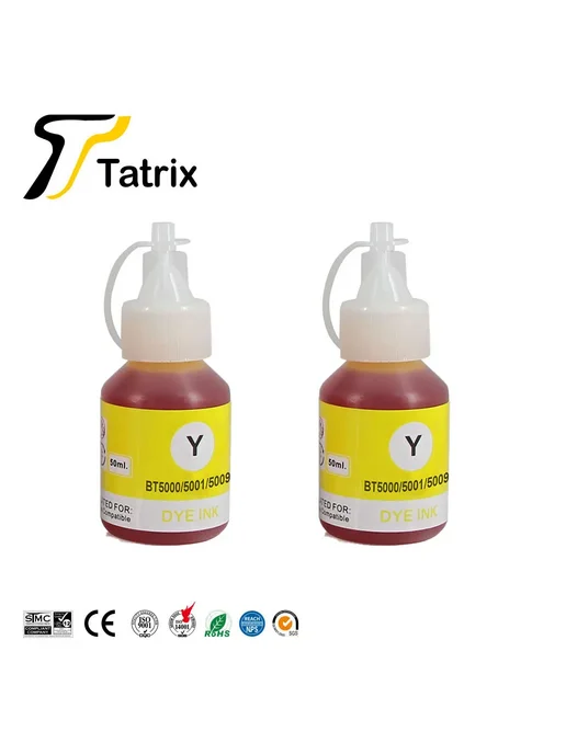 Tatrix International Чернила Tatrix для Brother BT6000 6001 6009, 2bottle M, черный