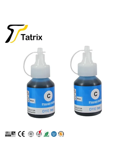 Tatrix International Многоразовые чернила Tatrix для Brother BT6000 6001 6009 BT5, черный