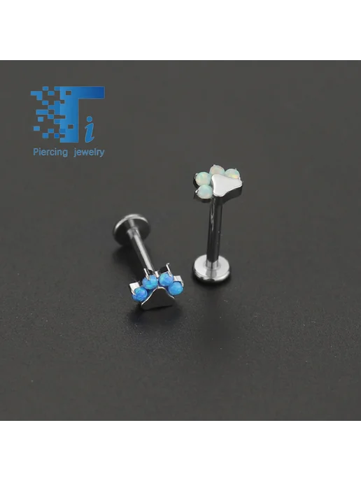 Нет бренда Титановый пирсинг F136 OP42 1pcs 1.0x6mm, 1 шт, фото 2