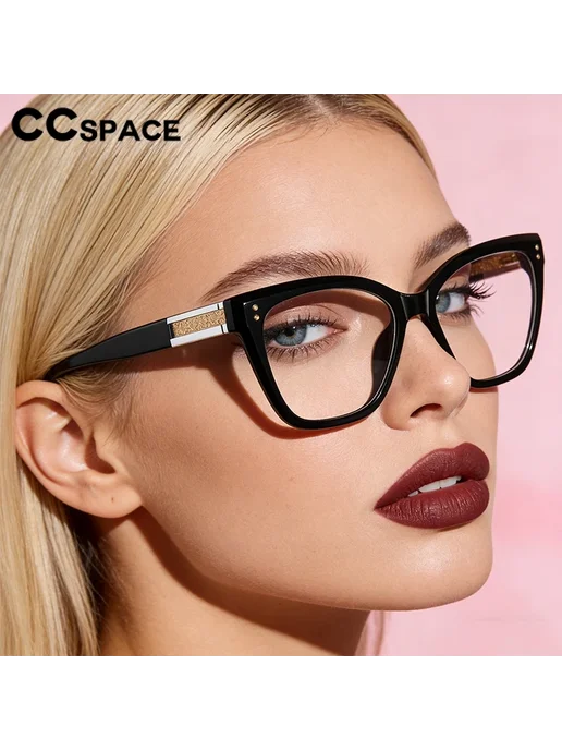 CCspace Оправа для очков C2Bright black, черный, фото 2