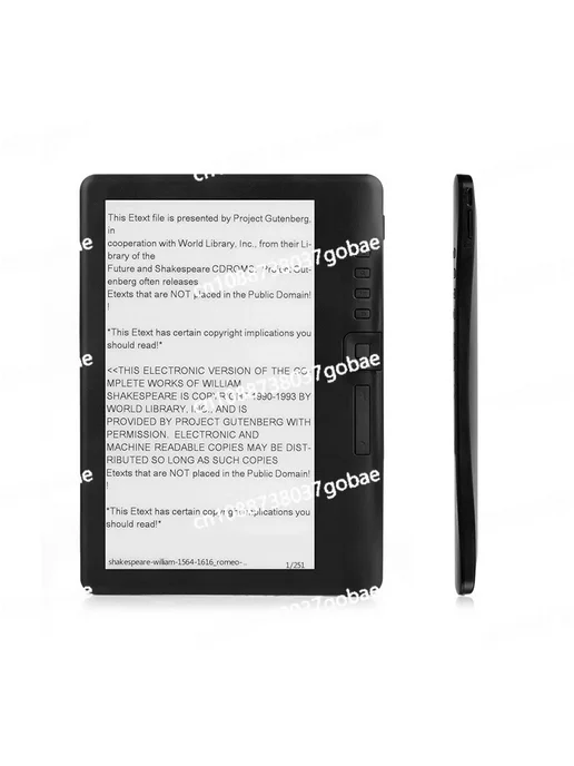 Нет бренда Черный 7-дюймовый e-book reader, черный, фото 2