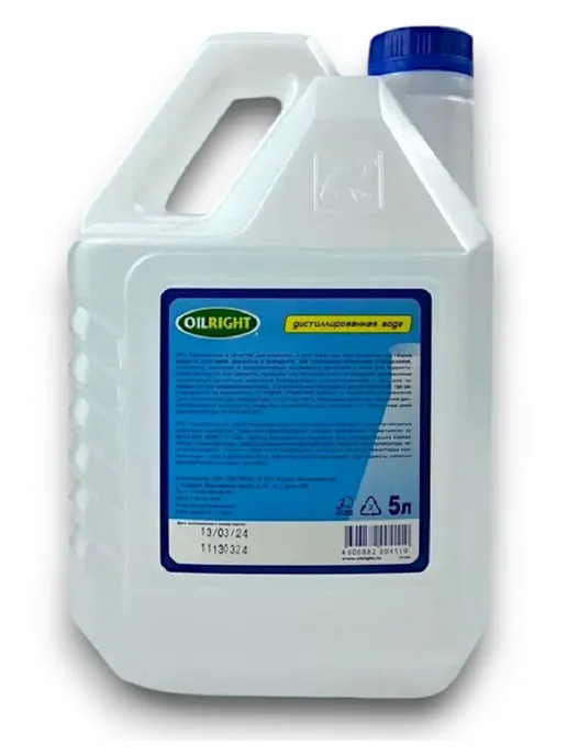 OILRIGHT Вода дистиллированная 5л, 5 л, фото 4