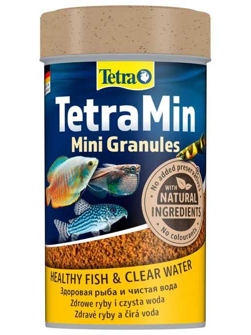 TETRA Корм для рыбок аквариумных TetraMin Mini Granulat 45г 100 мл, 45 г, 100 мл, фото 2