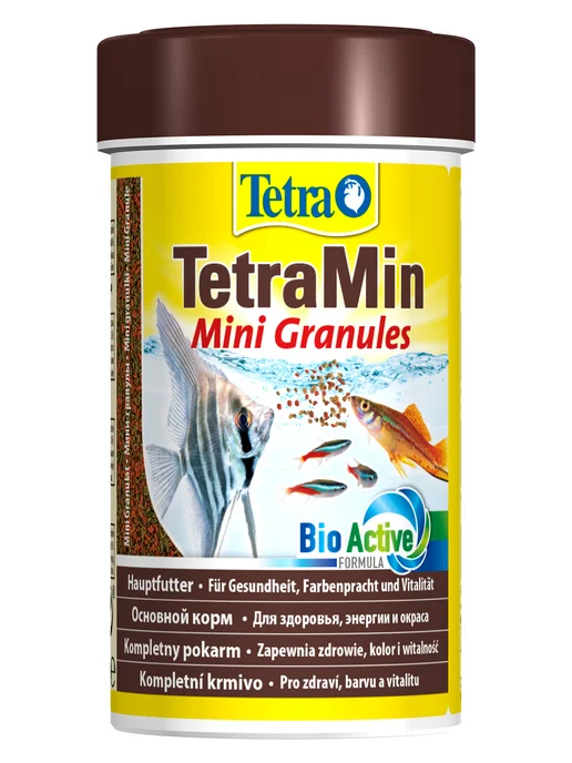 TETRA Корм для рыбок аквариумных TetraMin Mini Granulat 45г 100 мл, 45 г, 100 мл, фото 3
