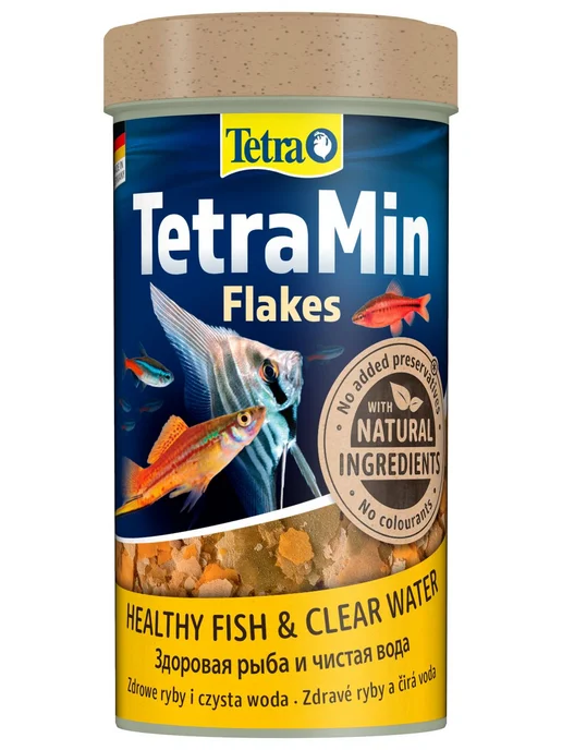 TETRA Корм для рыбок аквариумных хлопья TetraMin Flocken 52г 250мл, 52 г, 250 мл, фото 2