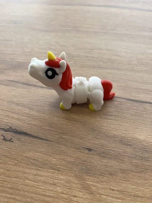 3D Сказки Фигурка Лев подвижная 7 см, Единорог 7, фото 6