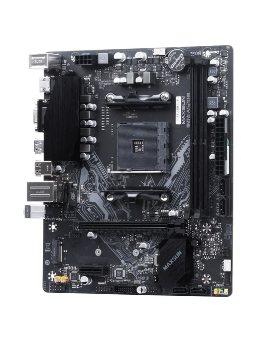 Maxsun Материнская плата MS-Challenger A520M AM4 AMD A520 mATX RTL, matx, фото 3