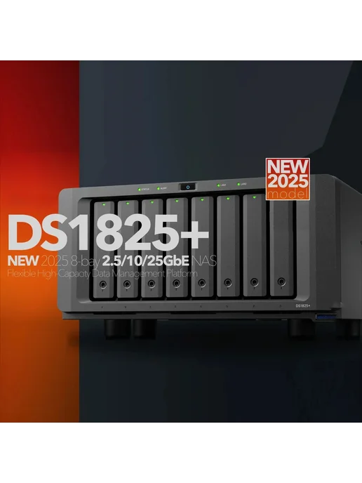 Нет бренда Сетевое хранилище Synology DS1821+ DS1825+ 8 отсеков DS1821, вариант, фото 3