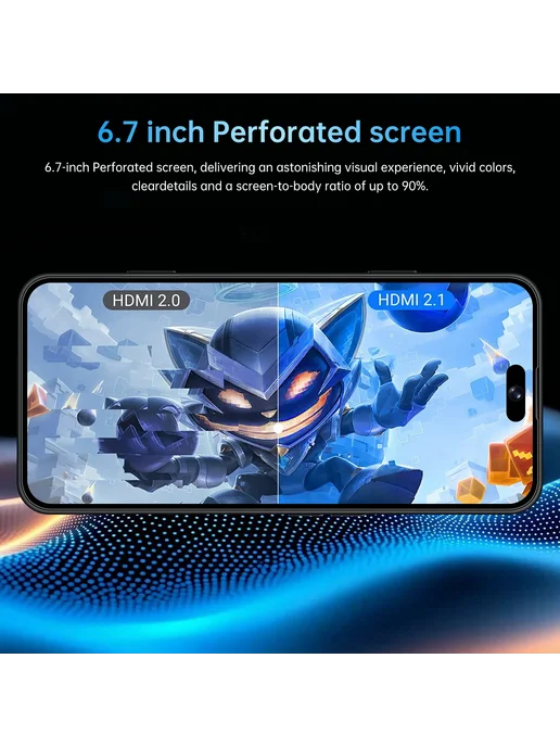 Ivmi 17 Pro Max, черный, 6.7", 3 16 ГБ, 4G, Android, 16 ГБ, 4 г, оранжевый, фото 6