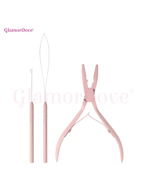 GlamorDove Набор для наращивания волос с микрокольцами PK, вариант