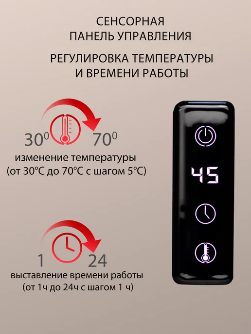 Gloss&Reiter Электроконвектор 1000Вт белый, 1000 Вт, фото 2