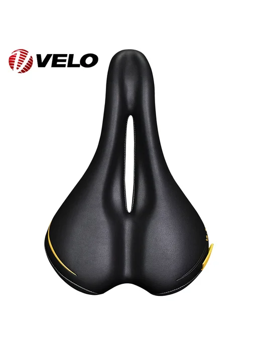 Нет бренда VELO VL-3147 Седло для горных велосипедов черное, серый, фото 4