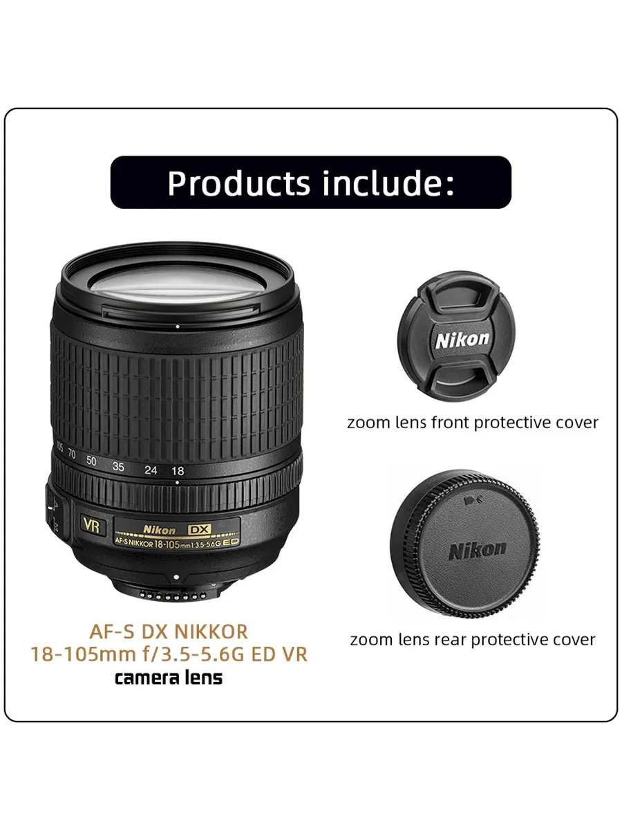 nikon НОВИНКА Объектив AF-S DX NIKKOR 18-105mm f 3.5-5.6G E