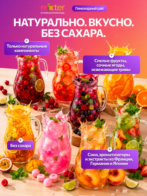 Mixter Набор лимонадов Лимонадный рай подарочный 32 шт, 32 шт, фото 3
