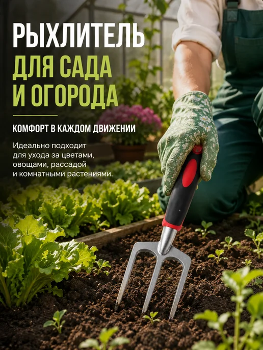 Рыхлитель для сада и огорода, вариант