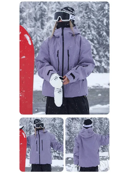 BIT SNOW Горнолыжная куртка женская, фиолетовый, фото 2