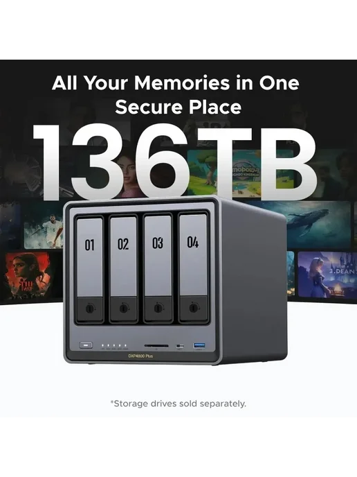 Нет бренда Сетевое хранилище DXP4800 Plus 16G, 16 г, фото 7