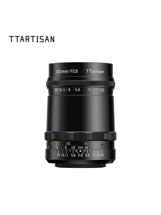 TTArtisan 100mm f2.8 Bubble Bokeh Объектив для полноформатны, черный