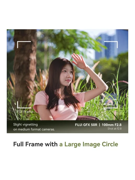 TTArtisan 100mm f2.8 Bubble Bokeh Объектив для полноформатны, черный, фото 4