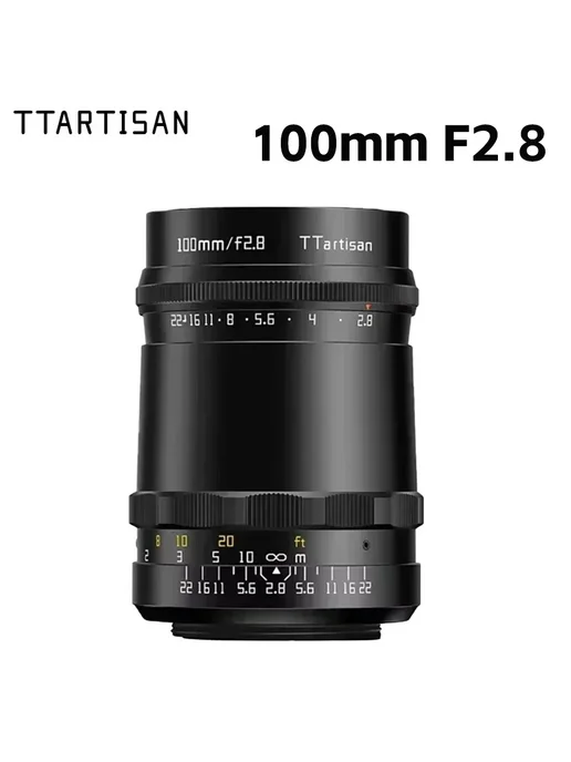 TTArtisan 100mm f2.8 Bubble Bokeh Объектив для полноформатны, черный, фото 7