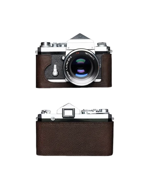 OLOEY Чехол для Nikon F из натуральной кожи Dark Green, зеленый, фото 2