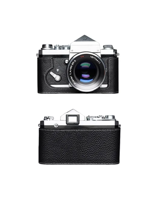 OLOEY Чехол для Nikon F из натуральной кожи Dark Green, зеленый, фото 3