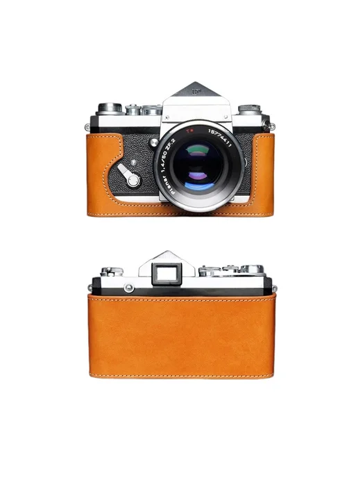 OLOEY Чехол для Nikon F из натуральной кожи Dark Green, зеленый, фото 5