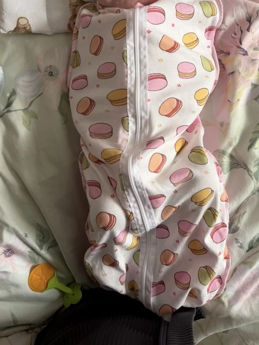 AllBaby Пеленка-кокон на молнии, розовый, фото 2