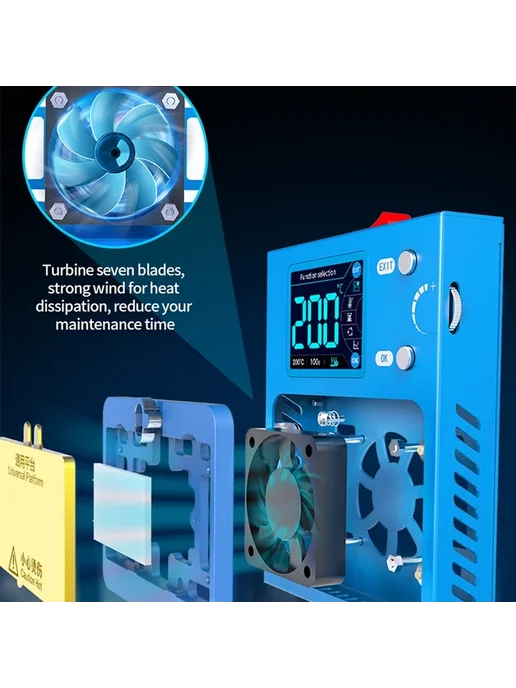 Нет бренда AiXun iHeater Pro для чипов 17, 16, 15, 14, 13, 12, 11, Цвет, 11 цв., фото 5