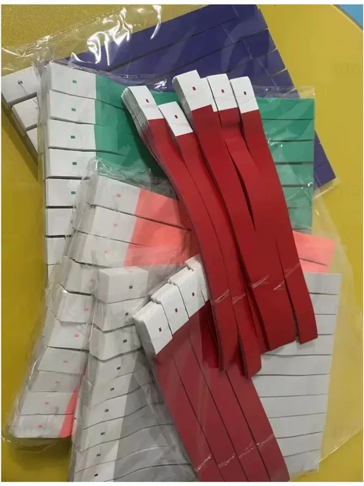 Контрольные браслеты, 1000 шт, клеевые, с нумерацией, 1000 шт