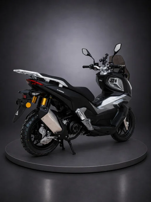 ТЕХНОМОТОРФ Скутер VMC JET PRO Matt Black 49 (180) см3, инжектор, черный, фото 5