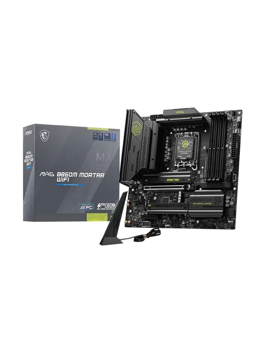 Материнская плата MAG B860M MORTAR WIFI MSI 1346833324 купить в интернет‑магазине Wildberries