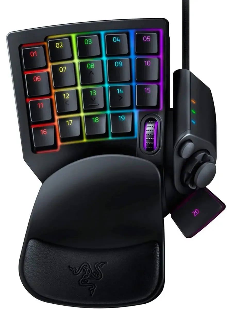 Razer Tartarus Pro Mercury Аналоговая Клавиатура Белый, БЕЛЫ