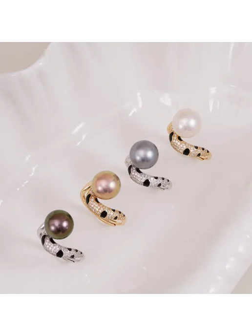Нет бренда Основа для кольца из серебра 925, gold color mount, для жемч, серебристый, фото 2