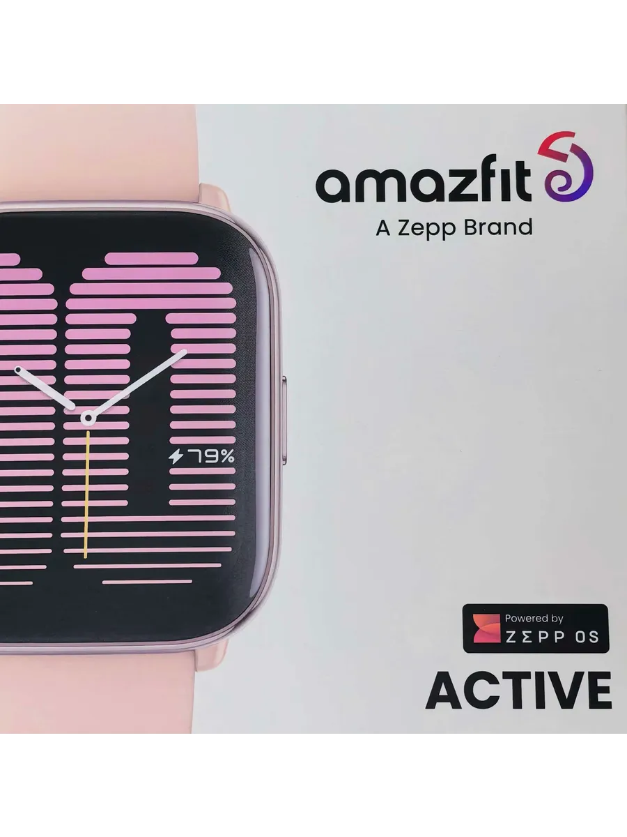 Active, черные умные часы 42 мм AmazFit 1347220258 купить за 8 352 ₽ в интернет‑магазине Wildberries